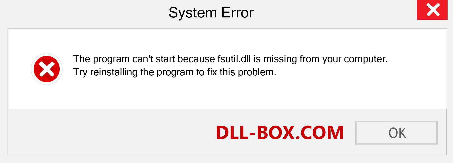 fsutil.dll file is missing?. Download for Windows 7, 8, 10 - Fix  fsutil dll Missing Error on Windows, photos, images