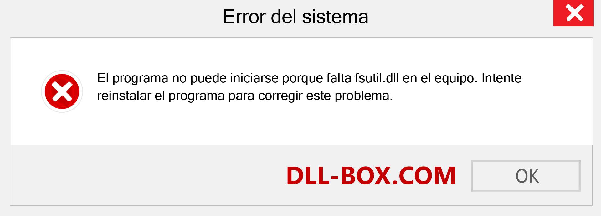 ¿Falta el archivo fsutil.dll ?. Descargar para Windows 7, 8, 10 - Corregir fsutil dll Missing Error en Windows, fotos, imágenes